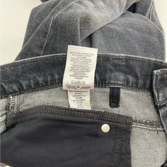 Hudson Jeans Holly High Rise Straight in Washed Black Size 33 NWT - Picture 8 of 10